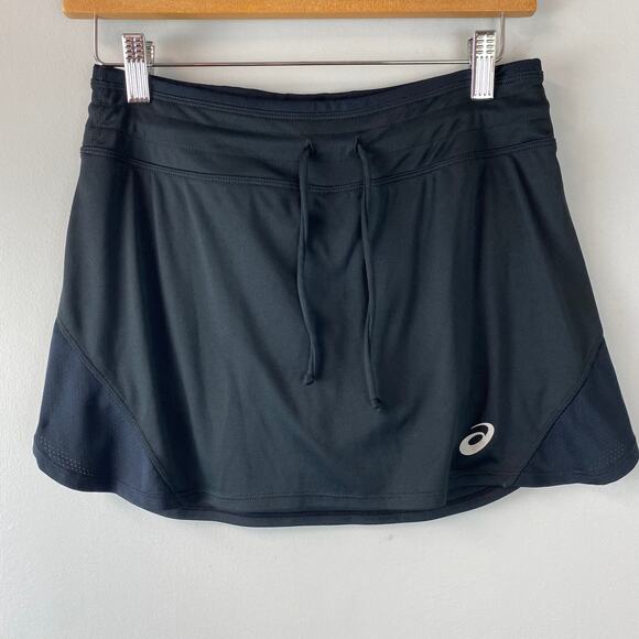 Asics Black Active Tennis Mini Skort Small - Picture 1 of 7